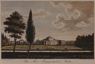 The Veterinary School, Berlin, 1795 by F.A. Calau